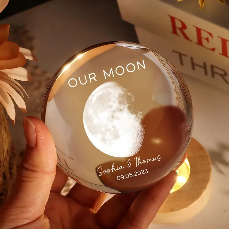 Crystal Moon Night Light