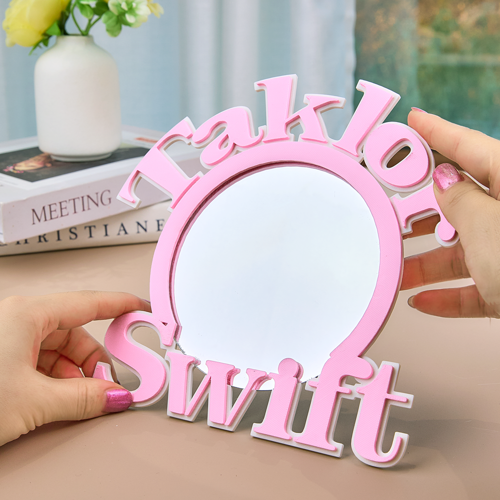 Text Makeup Mirror Light