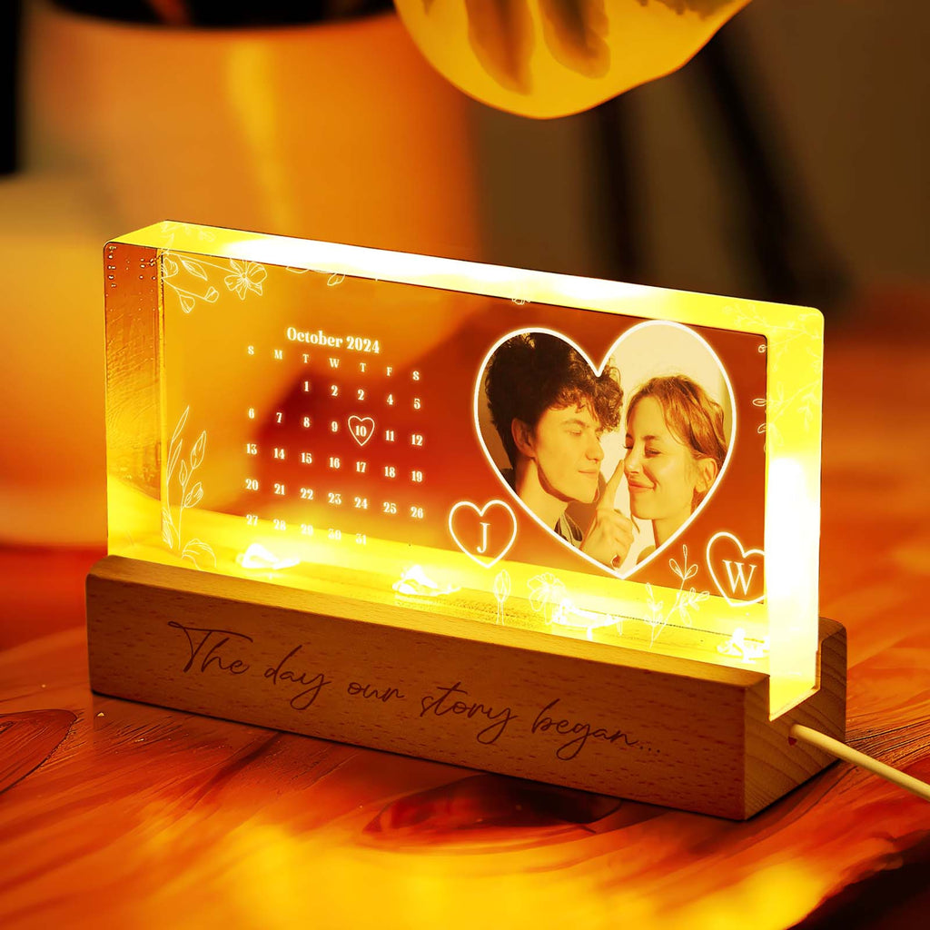 Photo Calendar Night Light