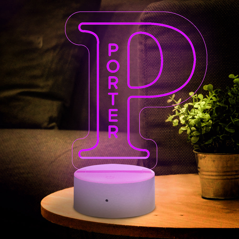 LED Letter Glow Light