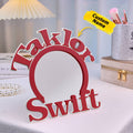 Text Makeup Mirror Light