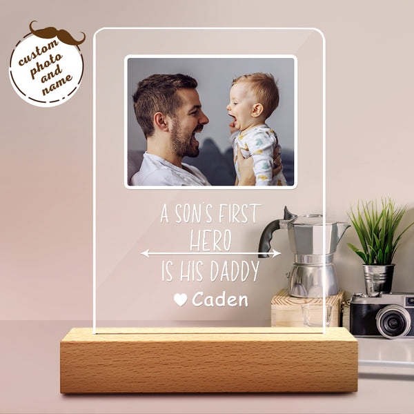 Name Photo Plaque Light