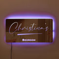 Name Glow Mirror Light