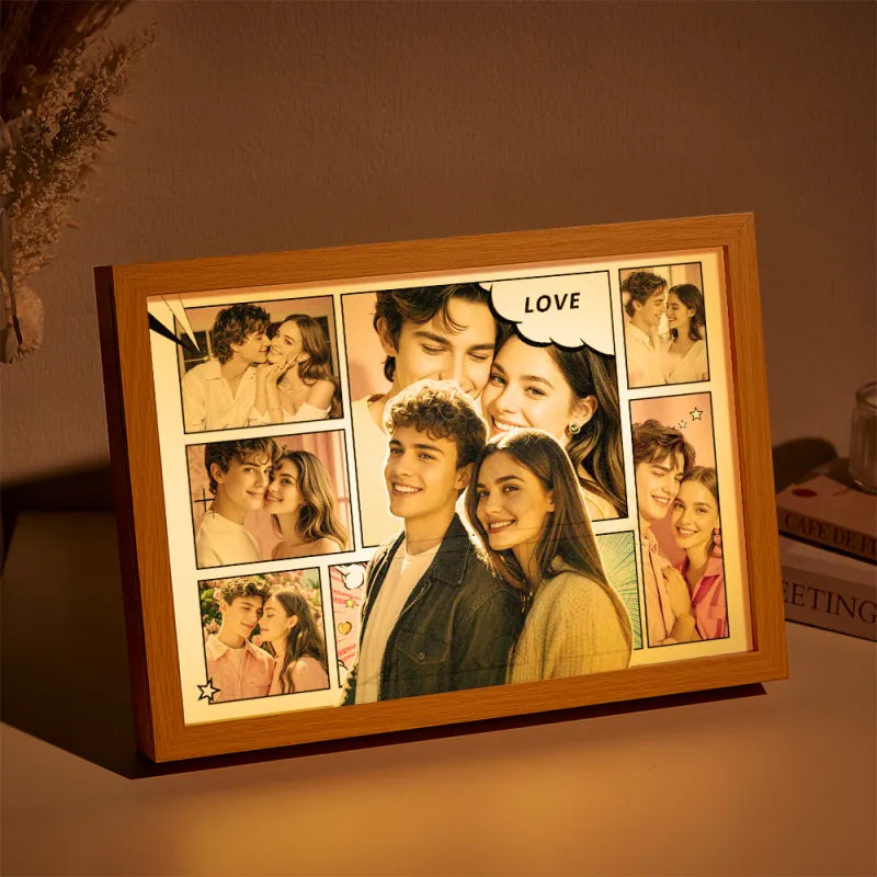 Love Collage Night Light