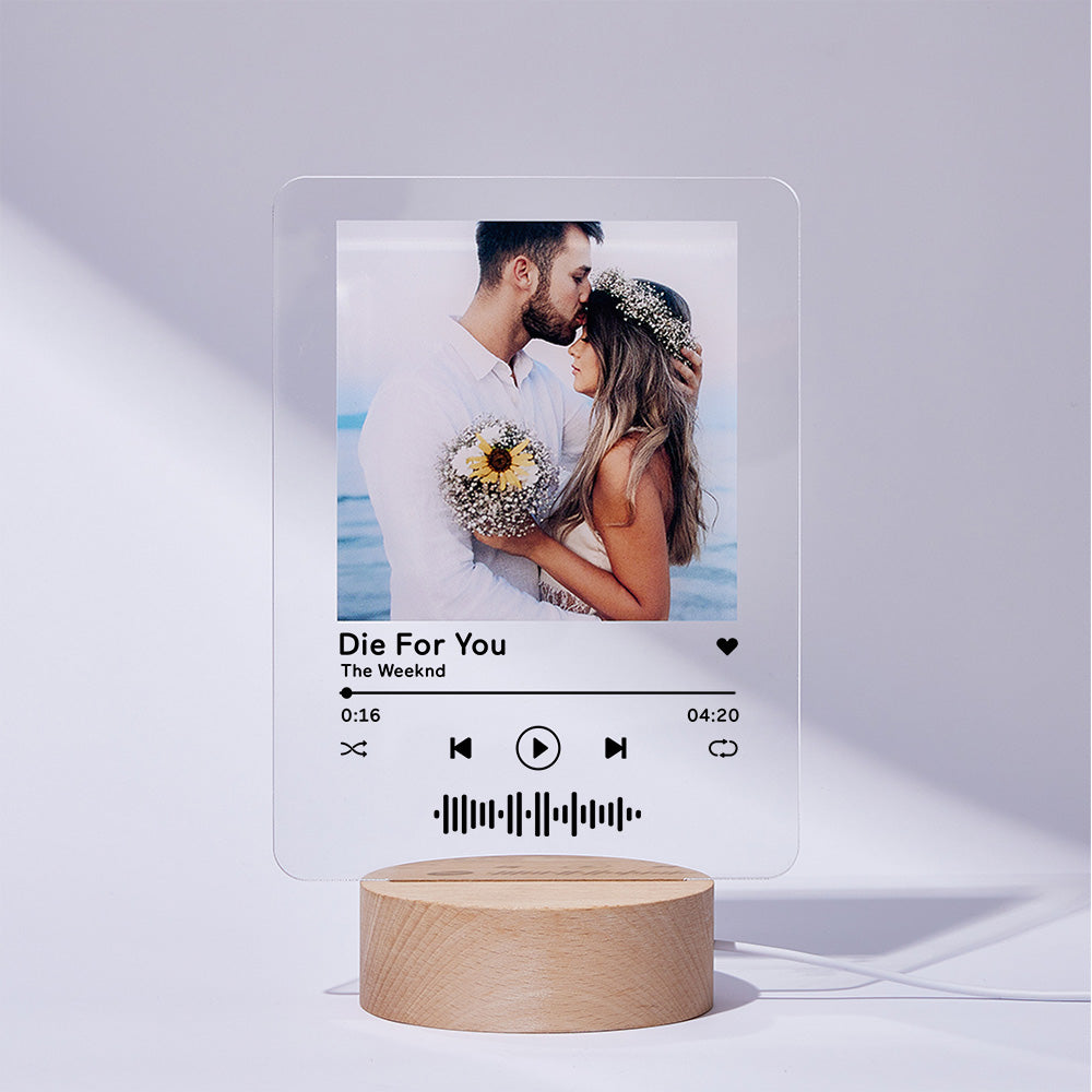Photo Album Code Night Light