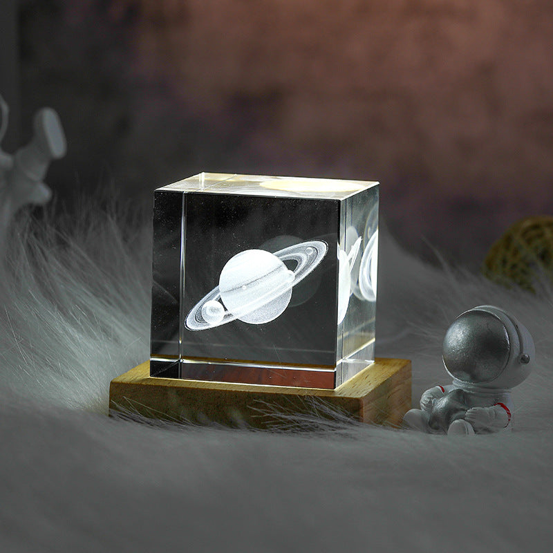 Moon Cube Crystal Light