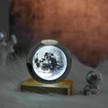 Laser Crystal Globe Night Light