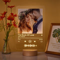 Engraved Music Code Lamp