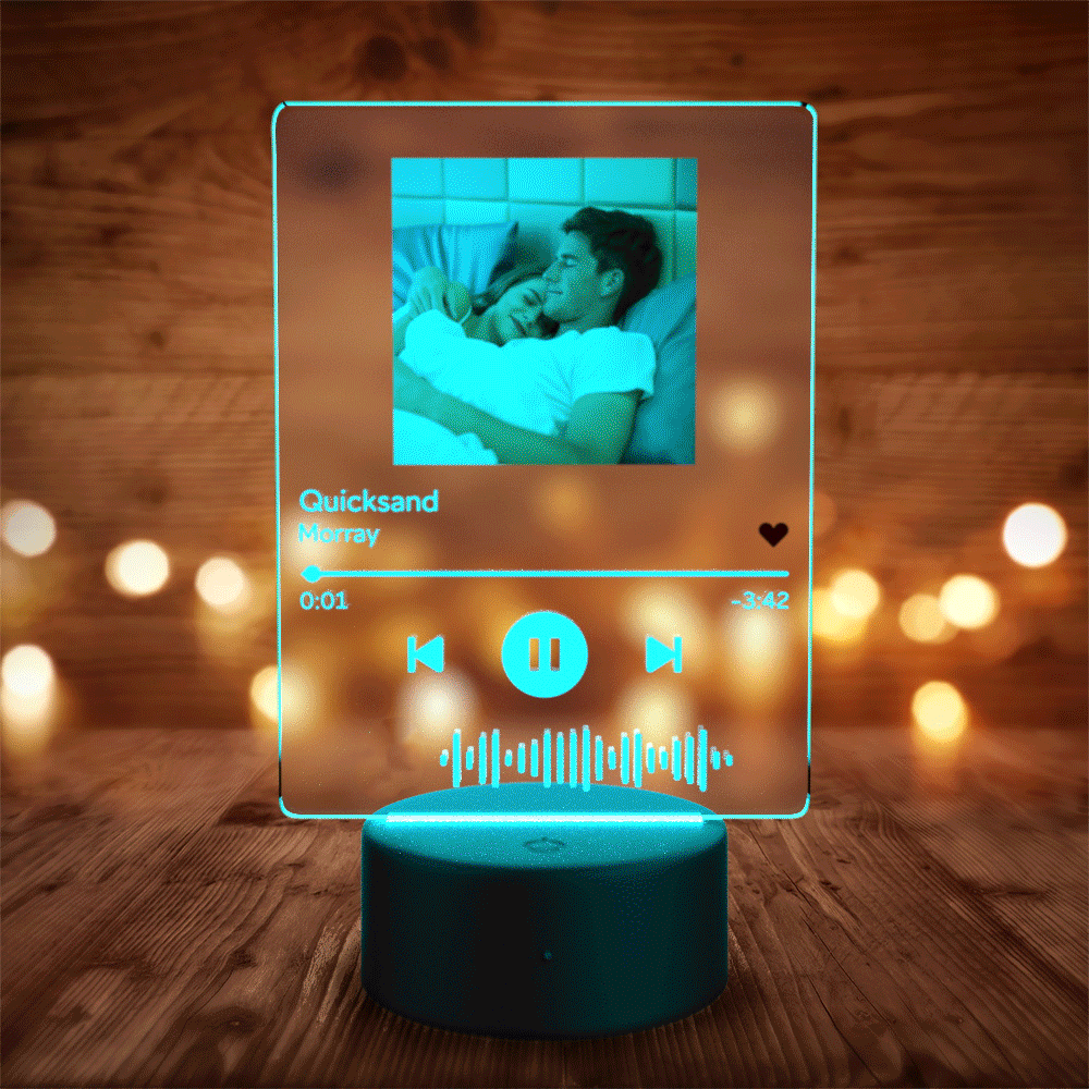 Acrylic Scan Music Light