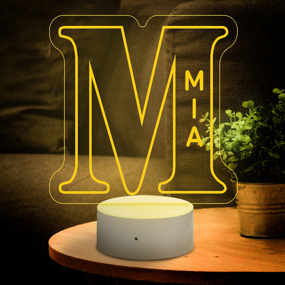 LED Letter Glow Light