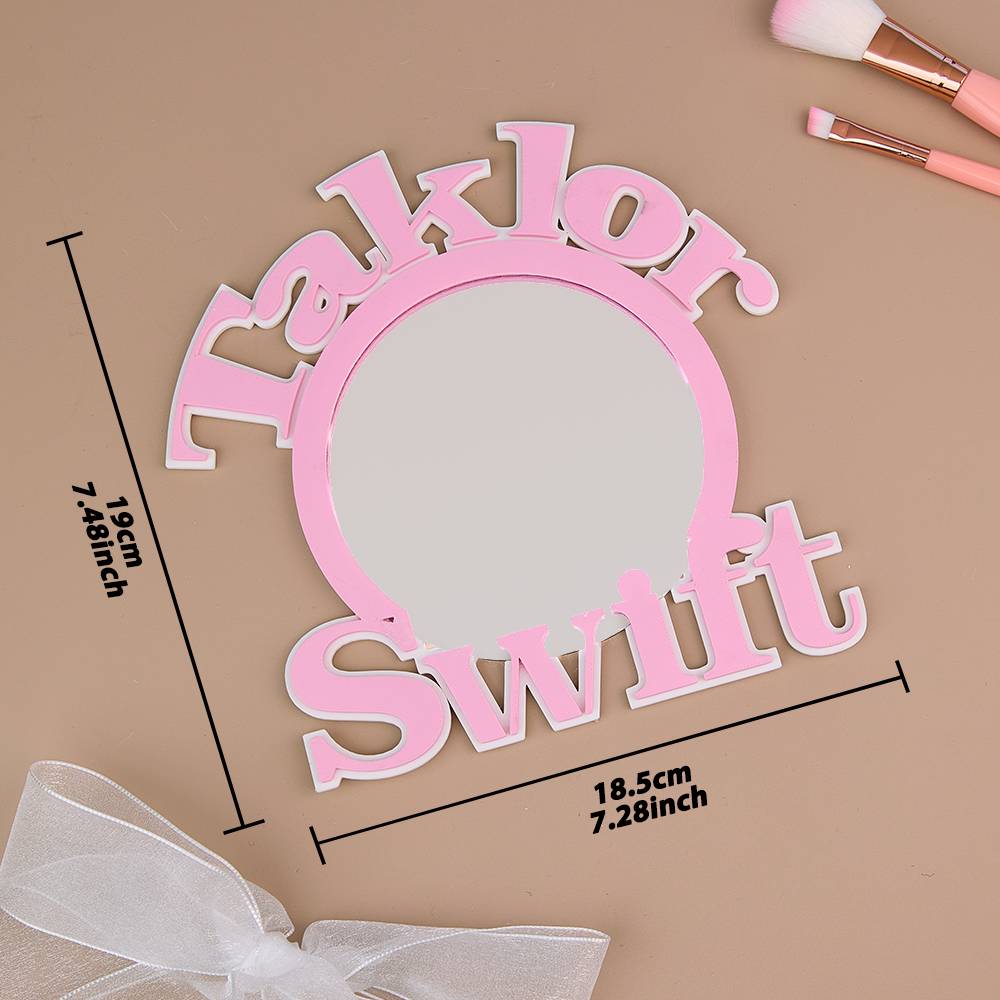 Text Makeup Mirror Light