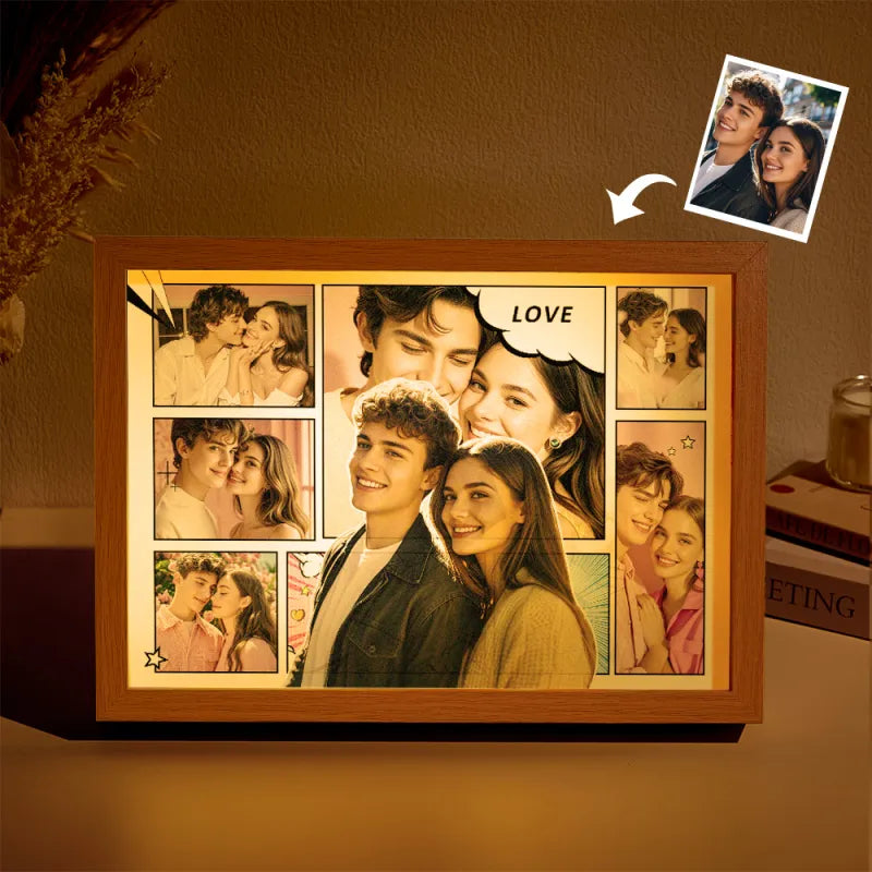Love Collage Night Light