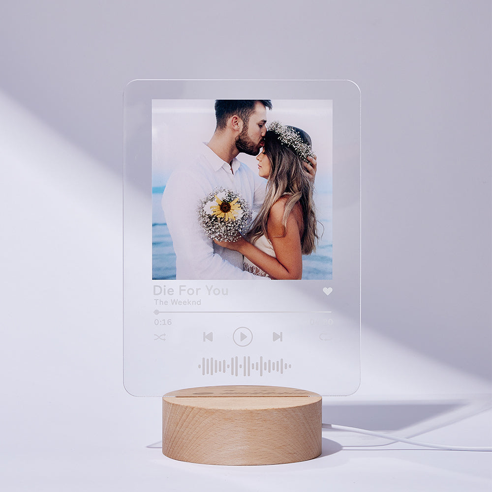 Wood Base Melody Night Light