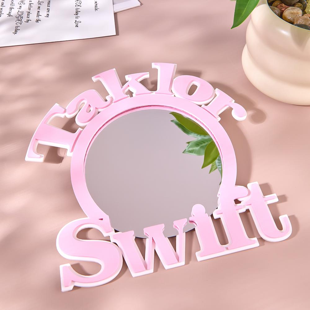 Text Makeup Mirror Light
