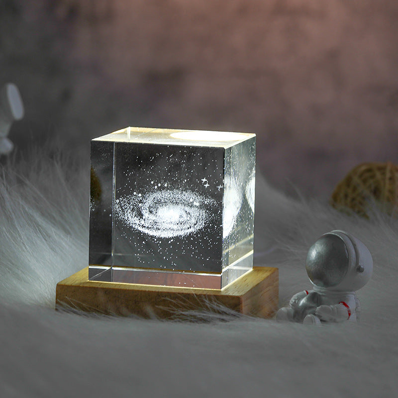 Moon Cube Crystal Light