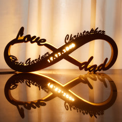 Infinity Wood Night Light
