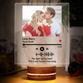 Glass Music Code Night Light