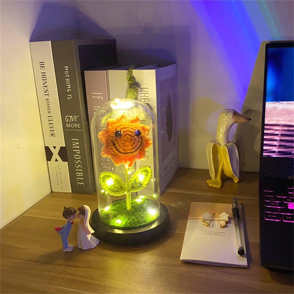 Crochet Flower Lamp