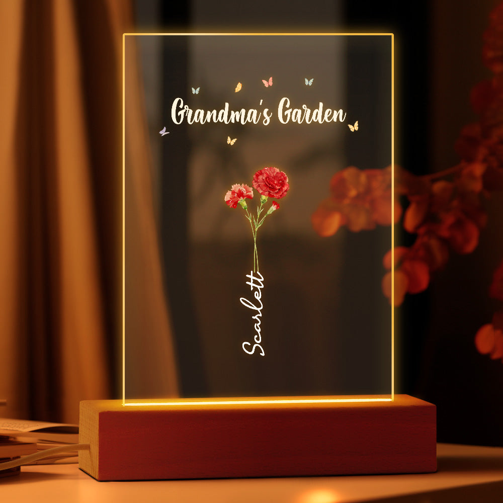 Grandma Garden Night Light