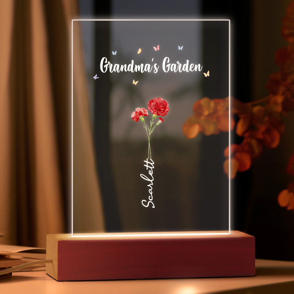 Grandma Garden Night Light