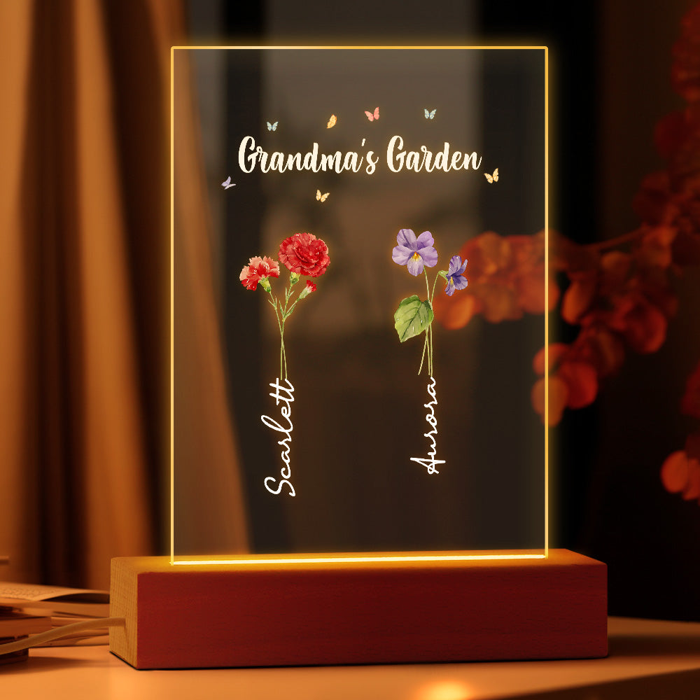 Grandma Garden Night Light