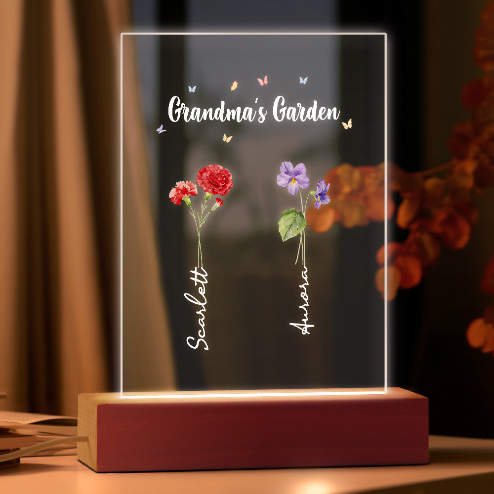 Grandma Garden Night Light