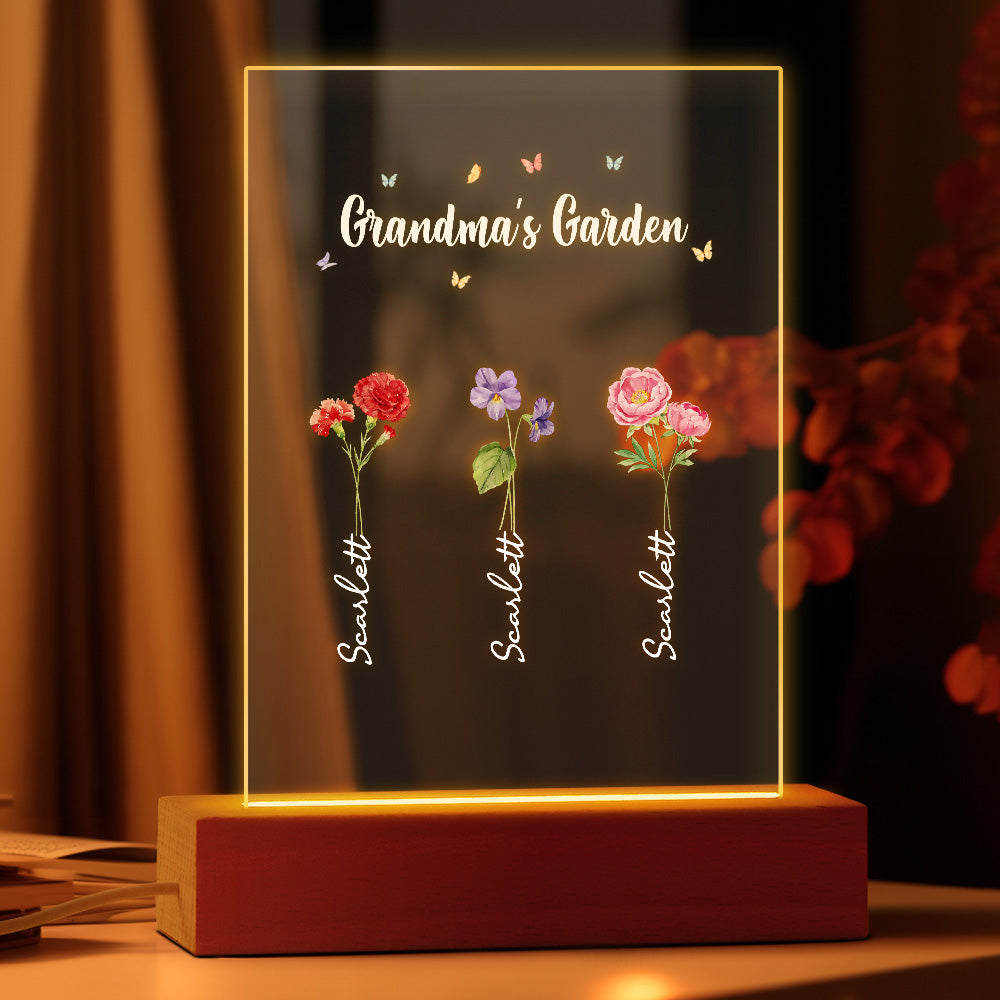 Grandma Garden Night Light