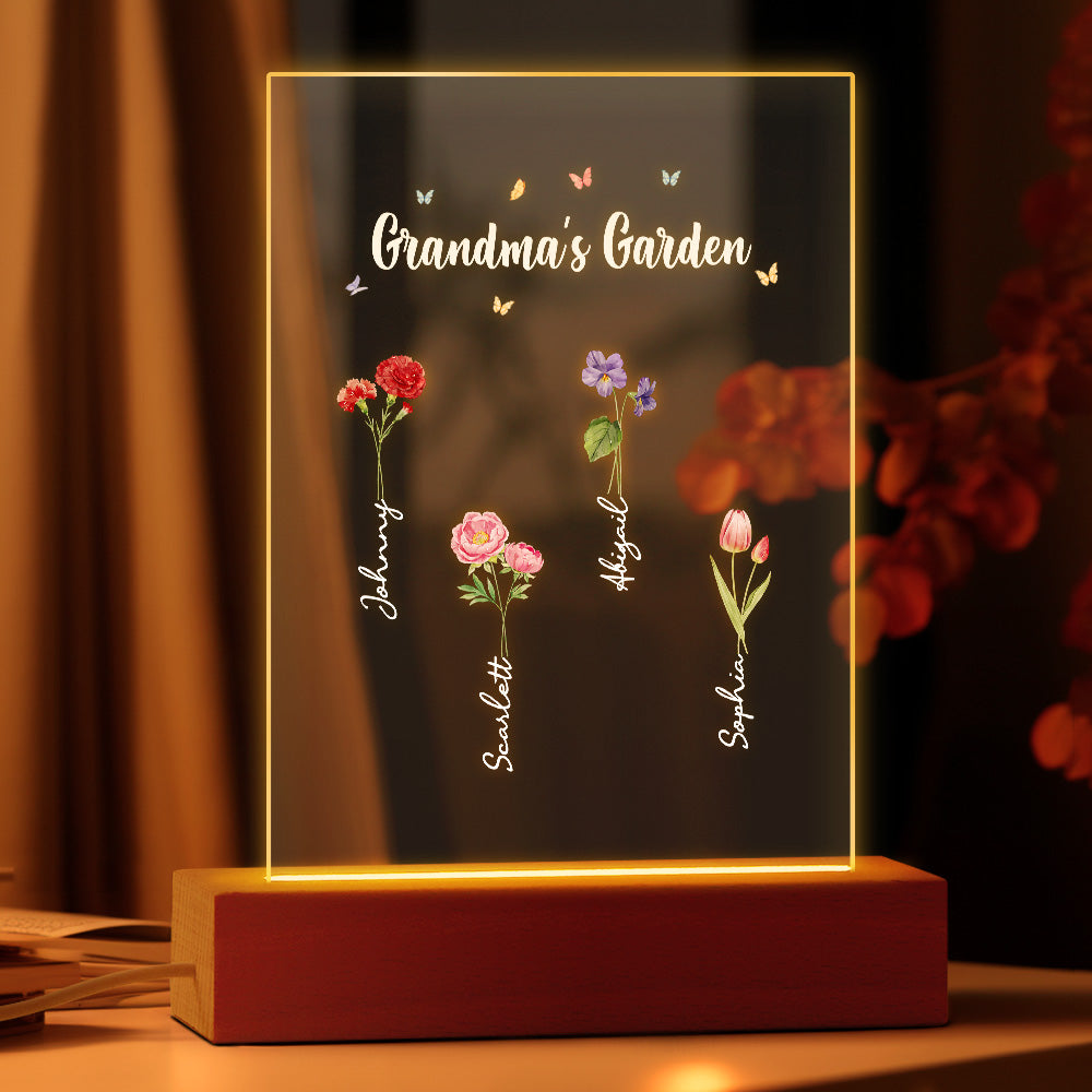 Grandma Garden Night Light
