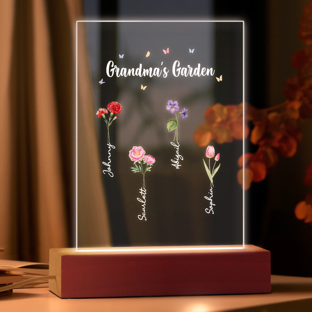 Grandma Garden Night Light