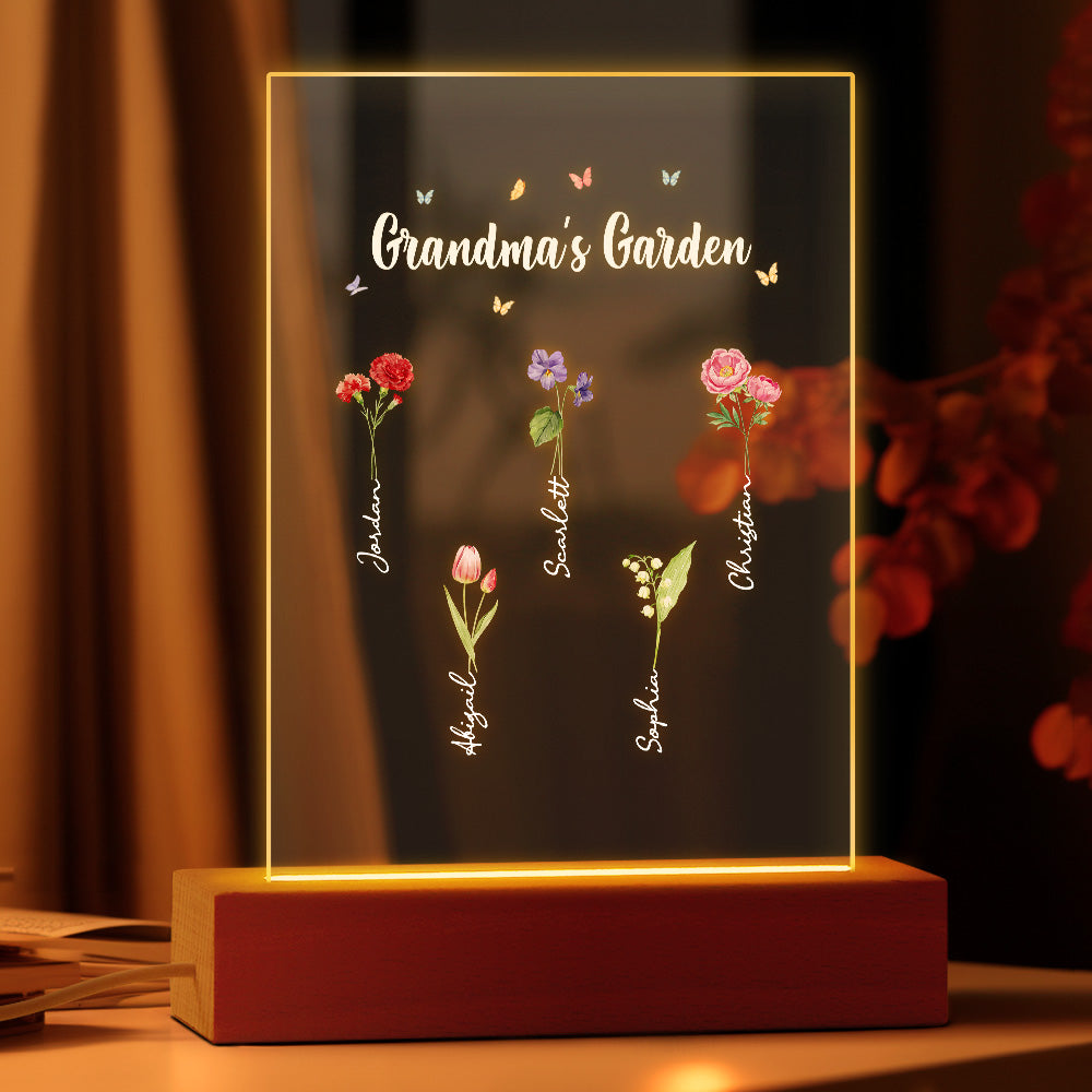 Grandma Garden Night Light