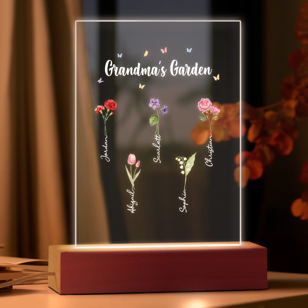 Grandma Garden Night Light