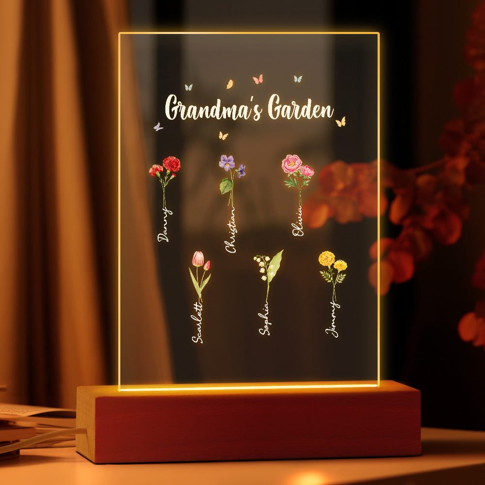 Grandma Garden Night Light