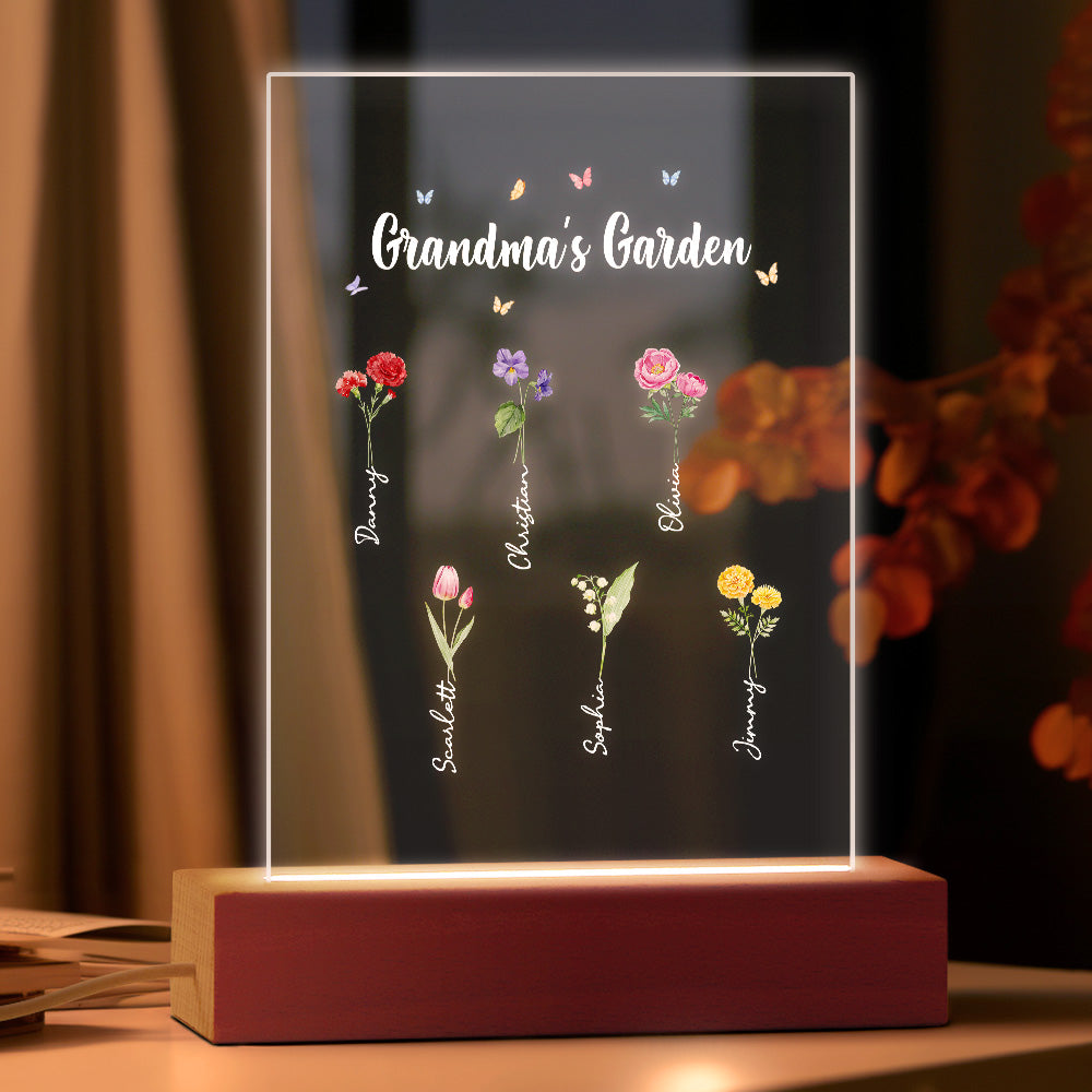 Grandma Garden Night Light