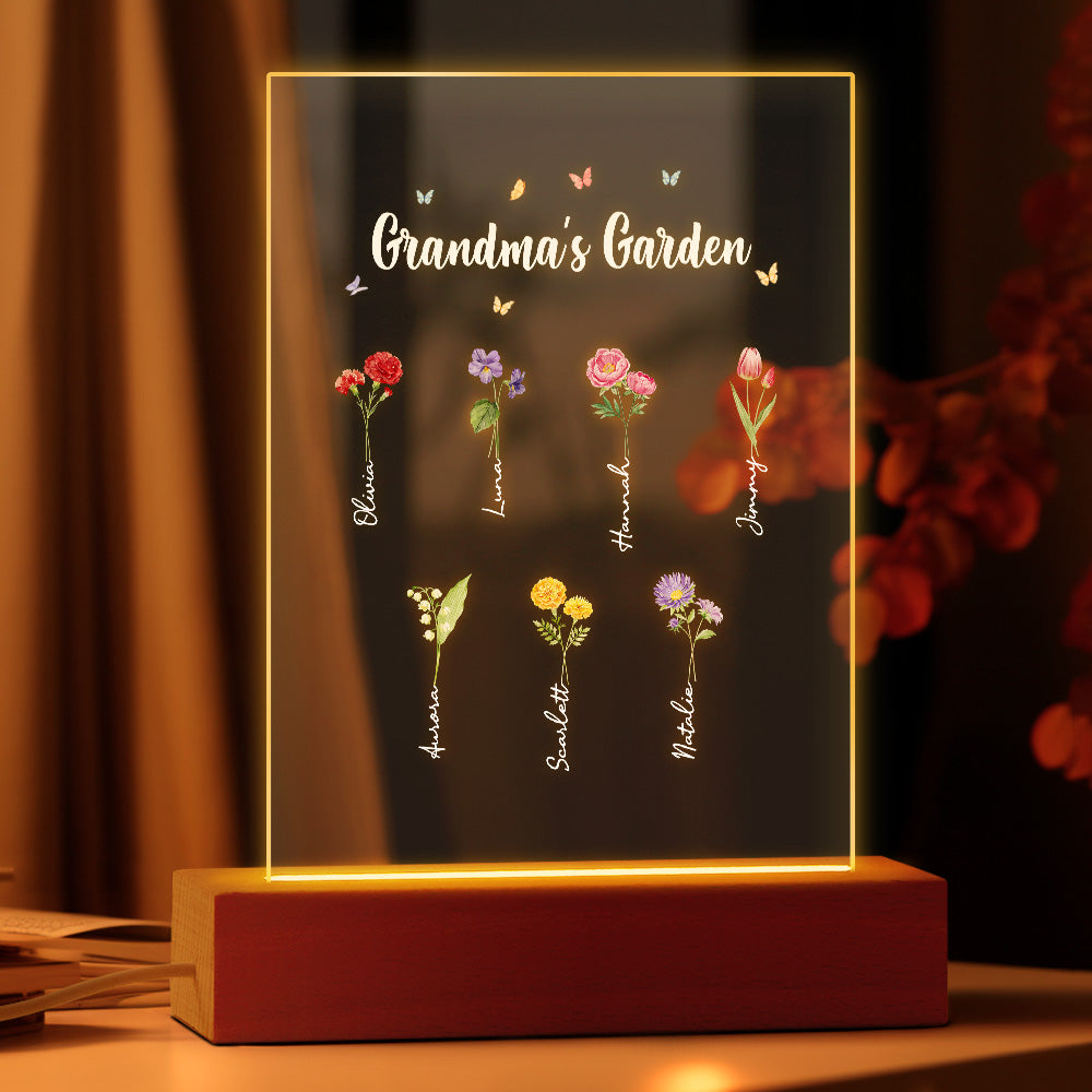 Grandma Garden Night Light