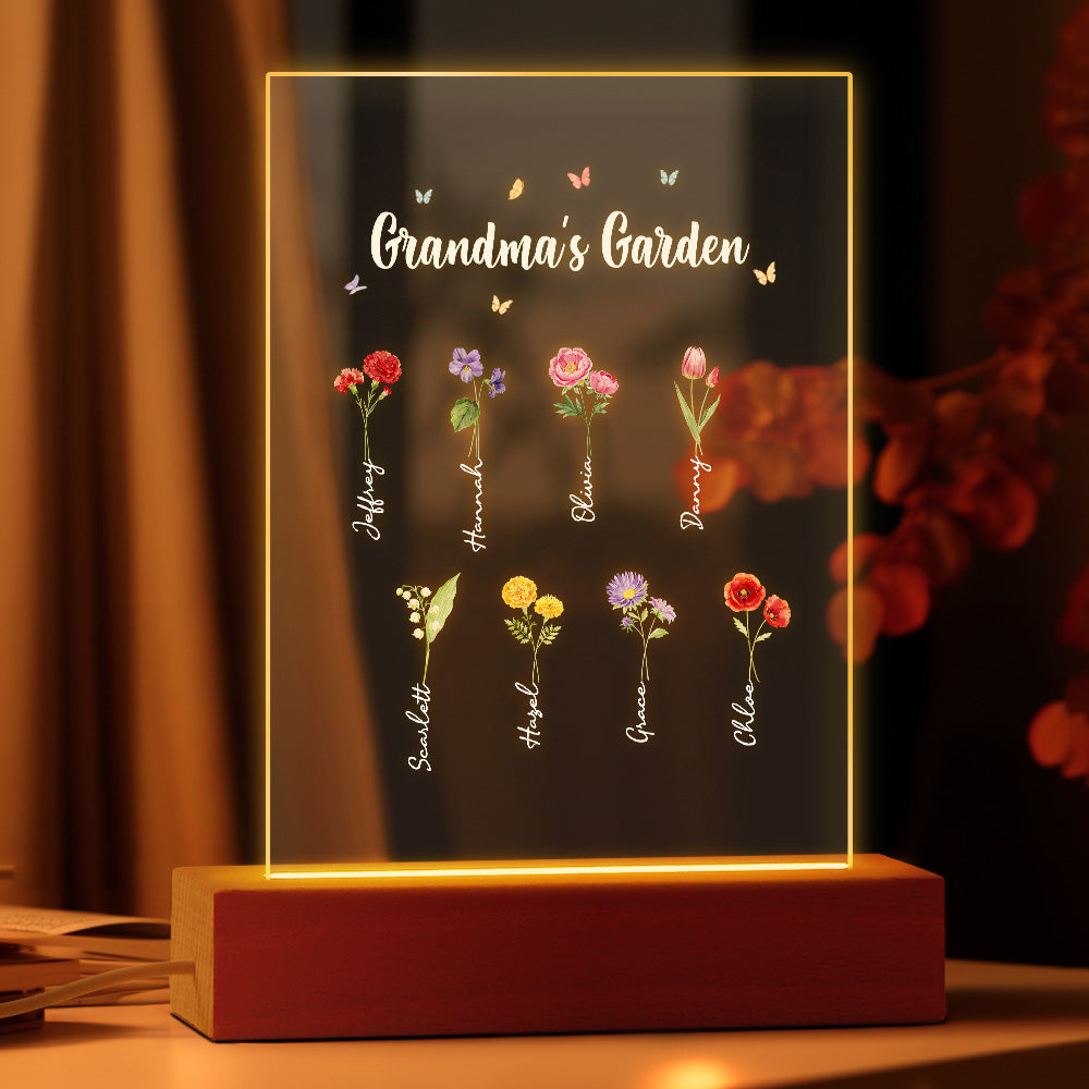 Grandma Garden Night Light