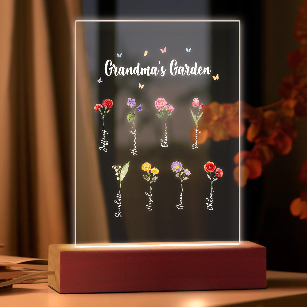 Grandma Garden Night Light