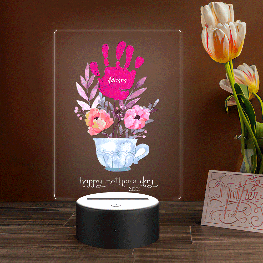 Handprint Date Night Light