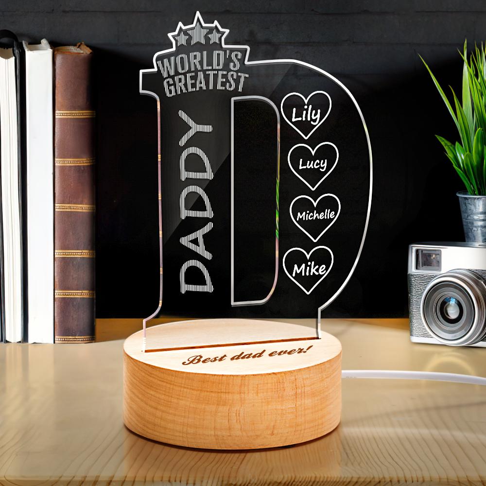 Name Bedroom Night Light