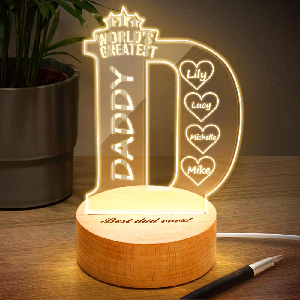 Name Bedroom Night Light