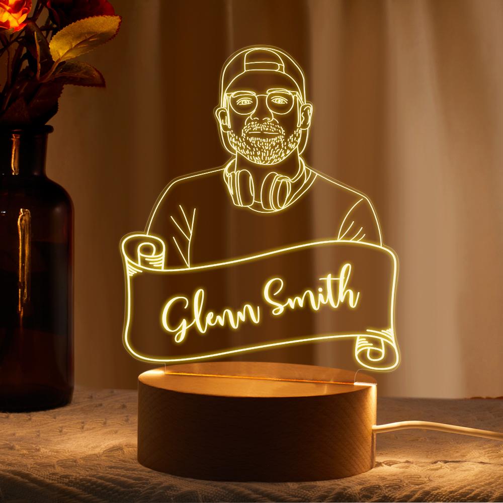 Portrait 3D Night Light