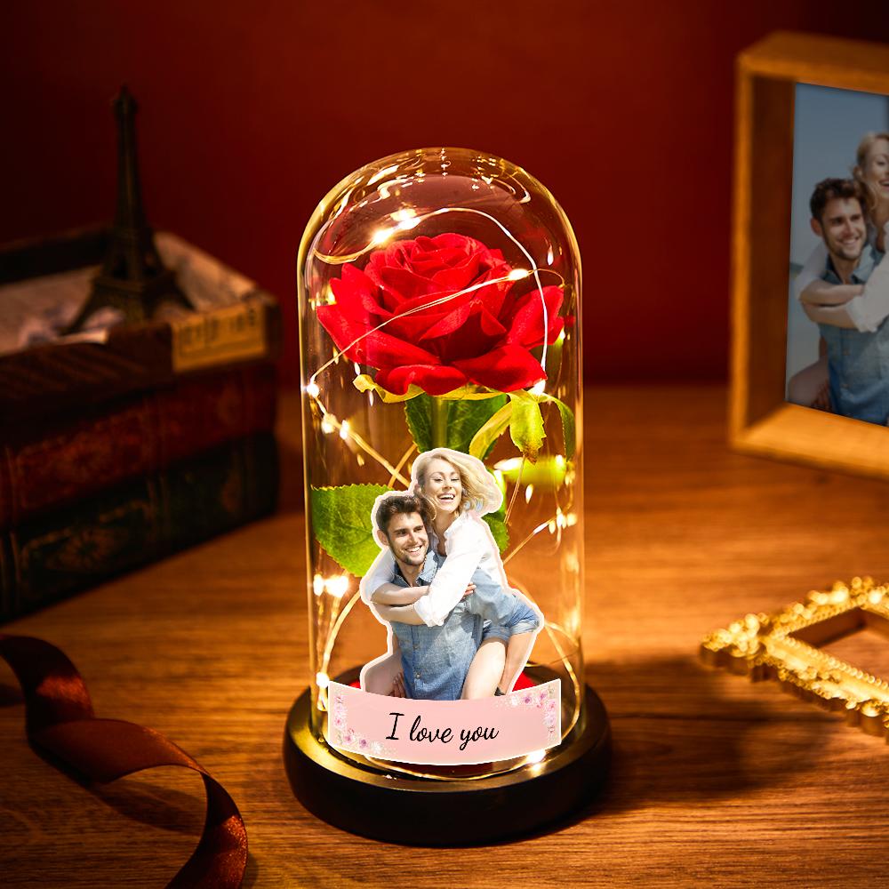 Rose Glass Night Light