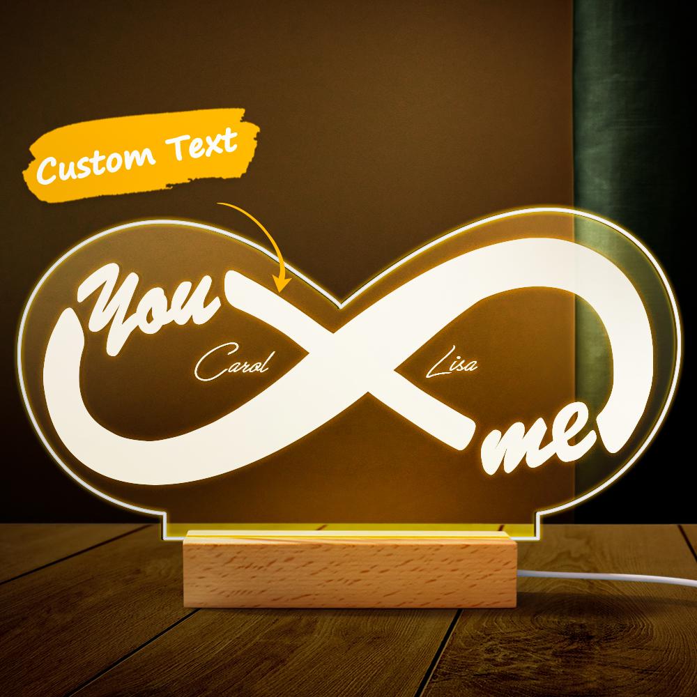 Infinity Neon Night Light