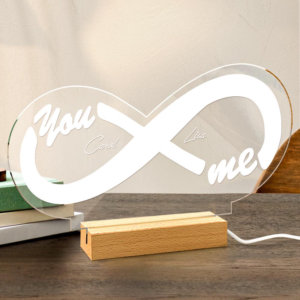 Infinity Neon Night Light
