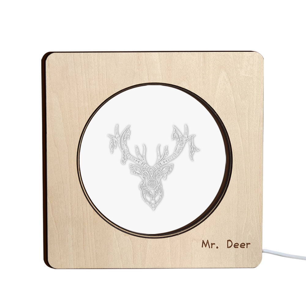 Deer Wood Night Light