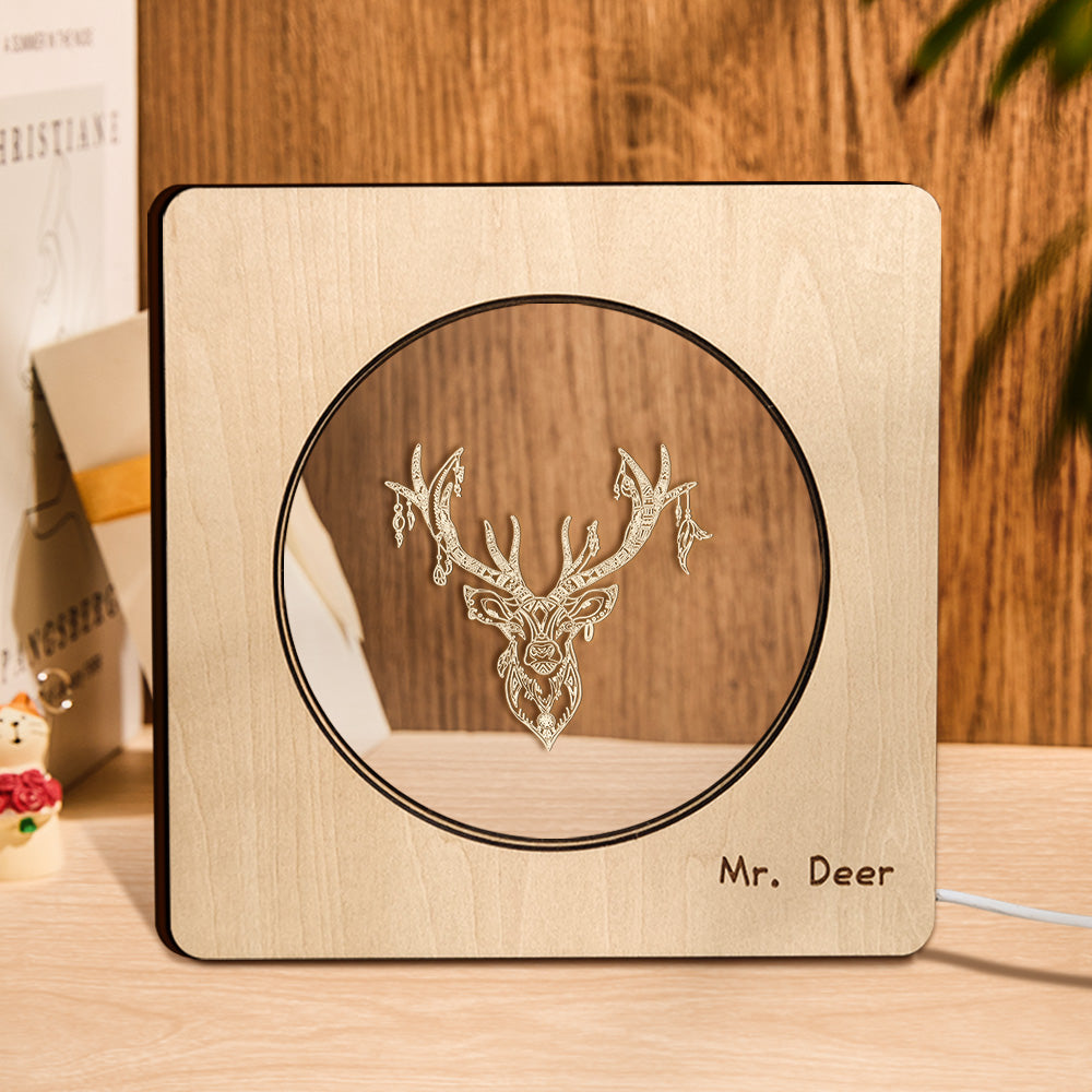 Deer Wood Night Light