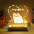 Glass Heart Night Light