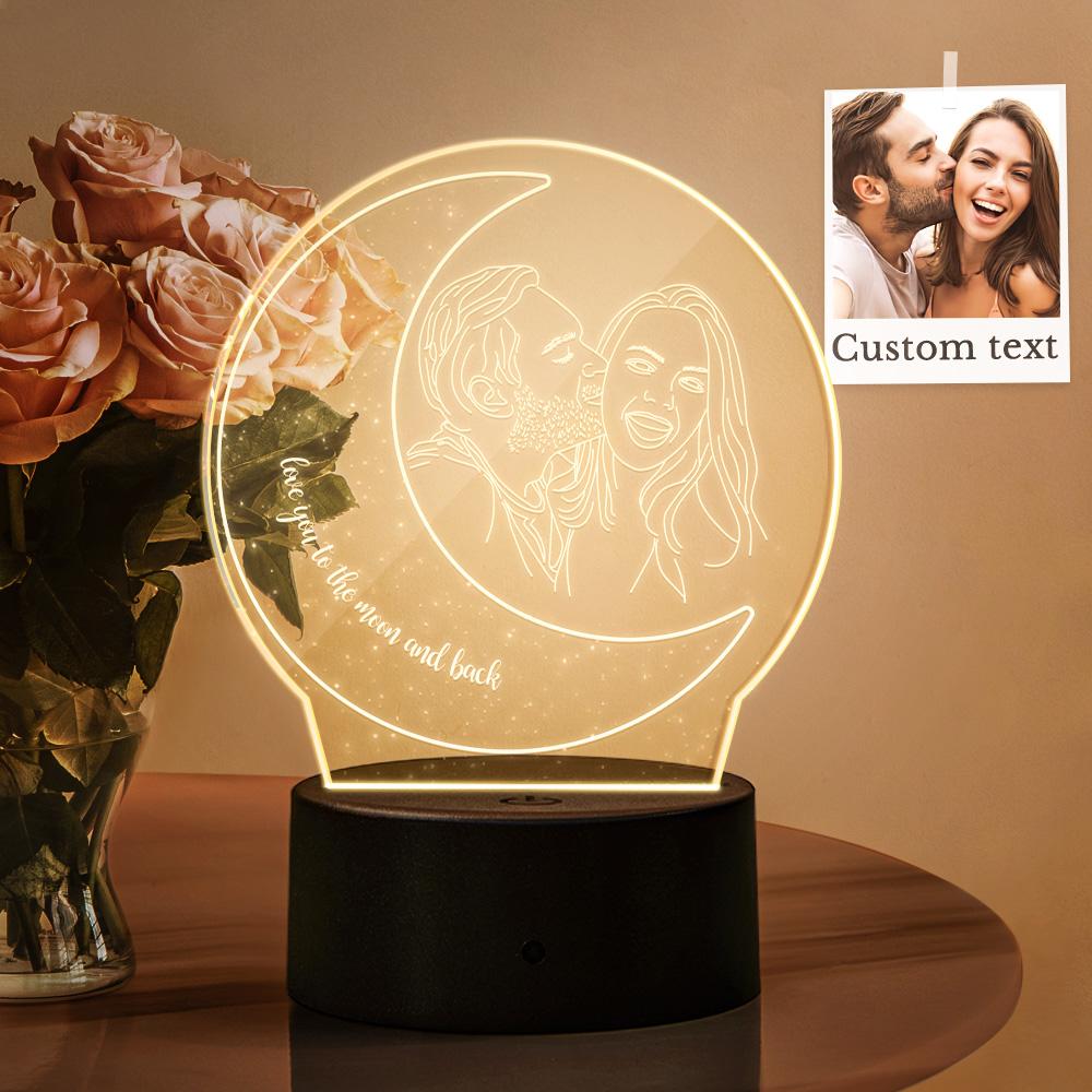 3D Moon Photo Light