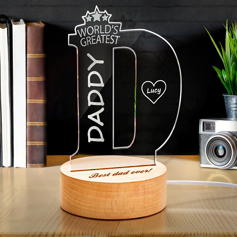 Name Bedroom Night Light