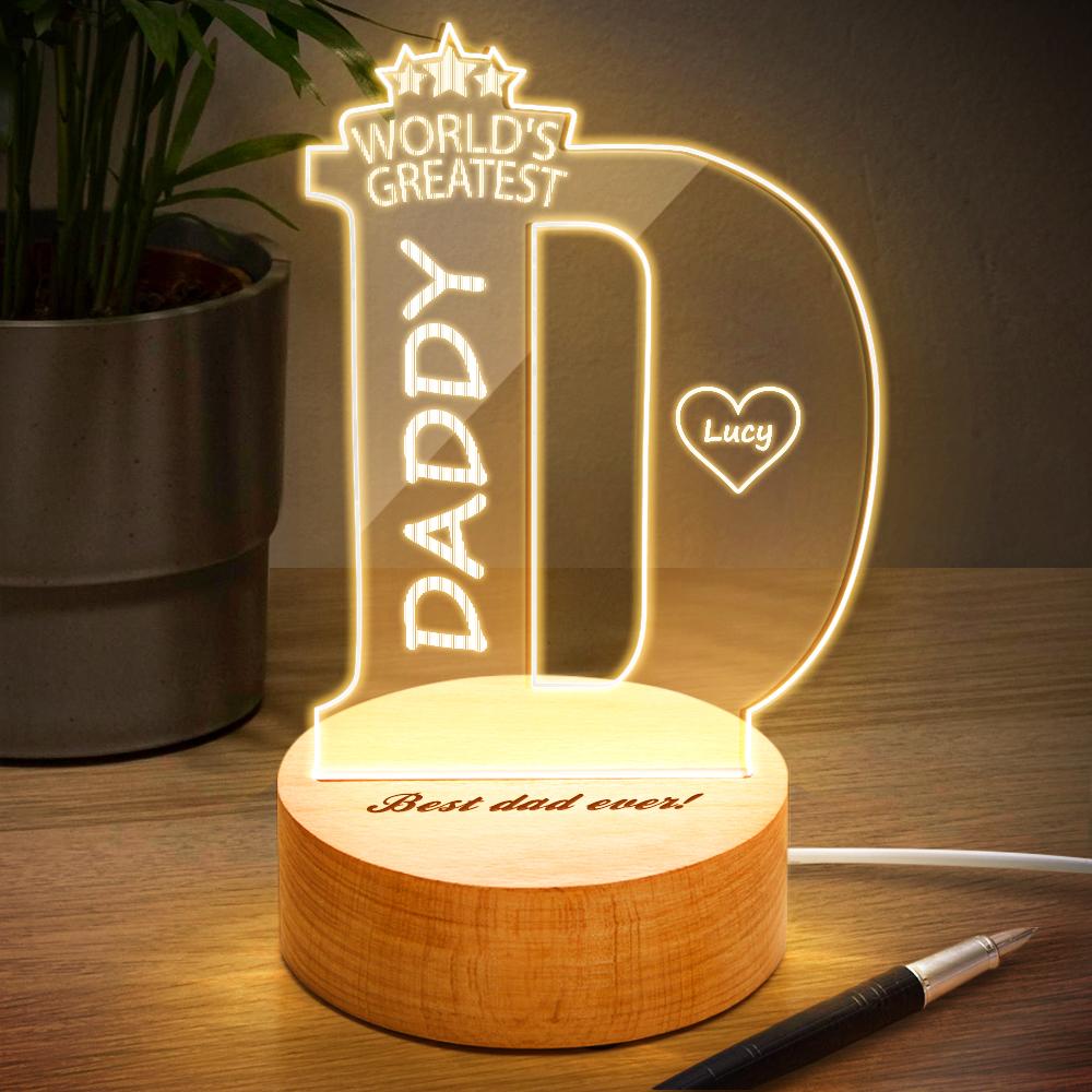 Name Bedroom Night Light