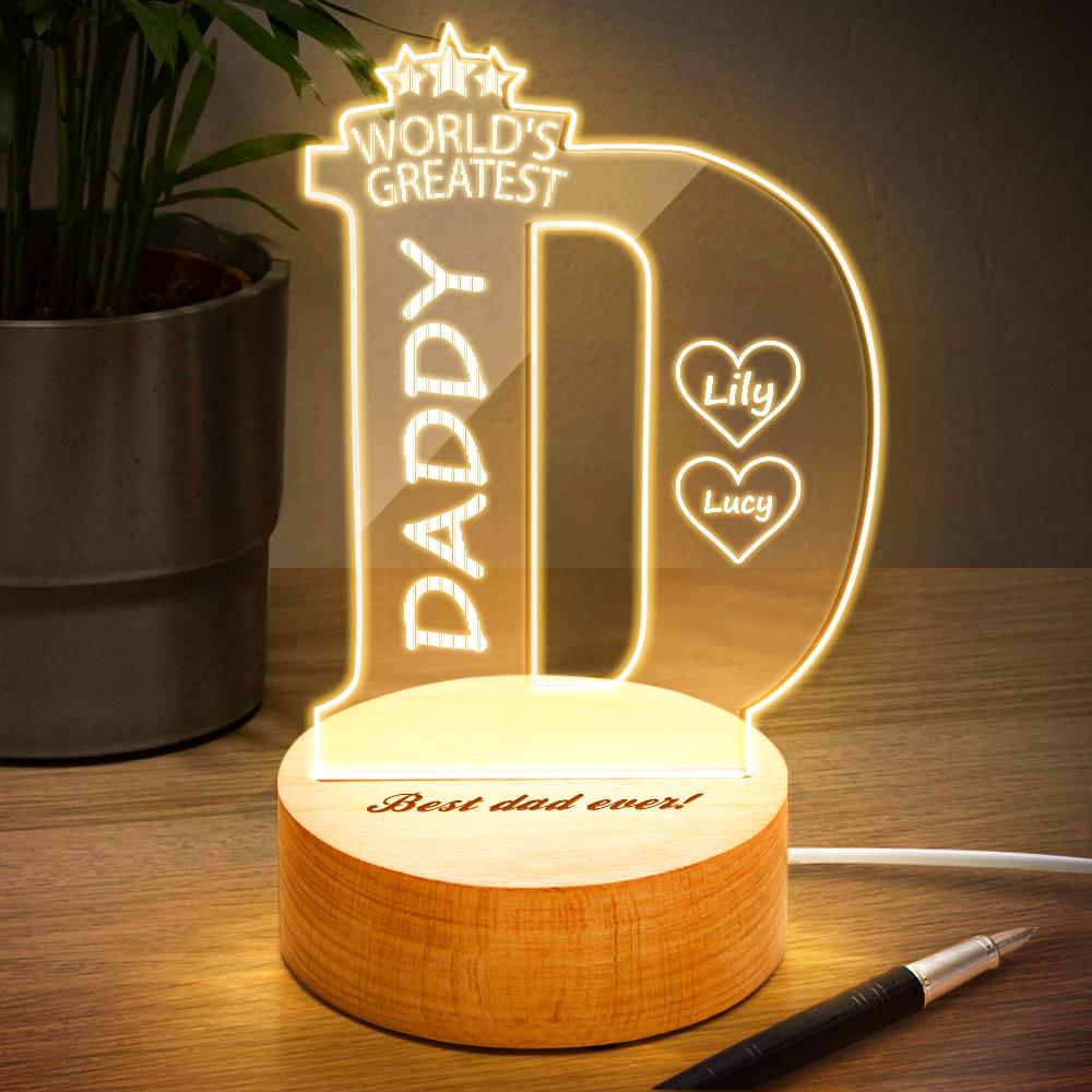 Name Bedroom Night Light
